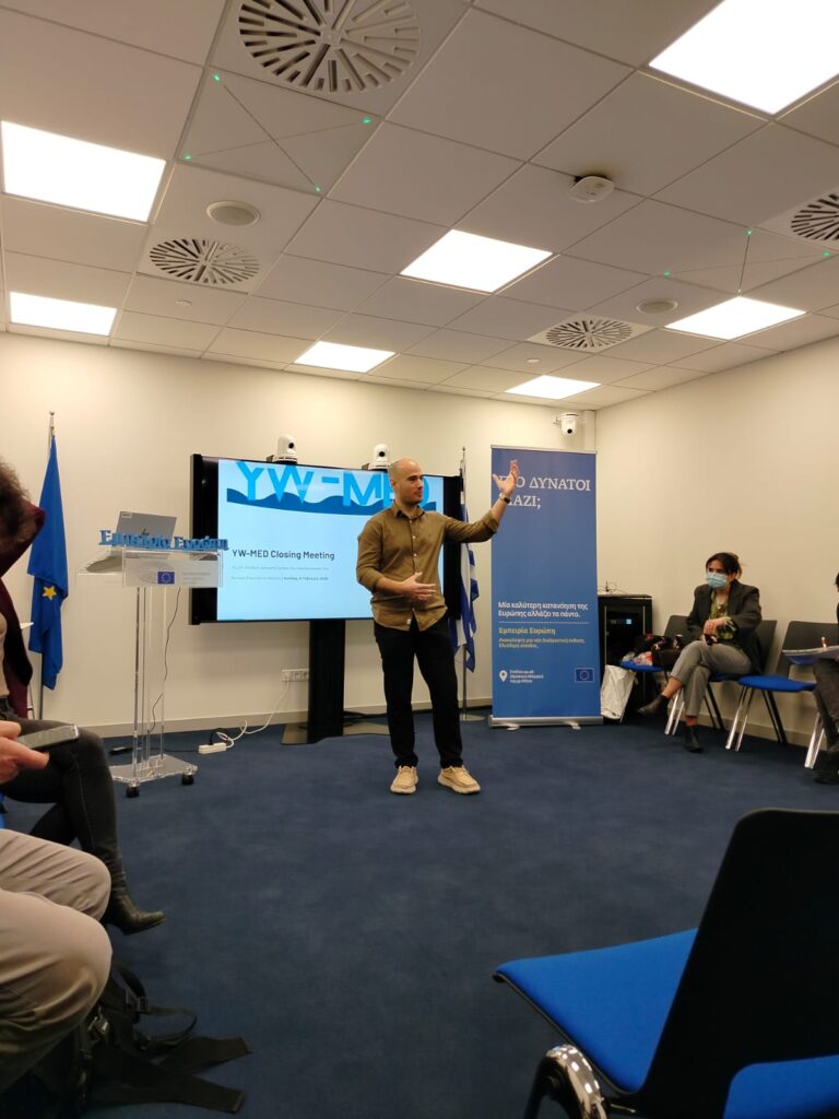 YW-MED partners at Europe Space Athens
