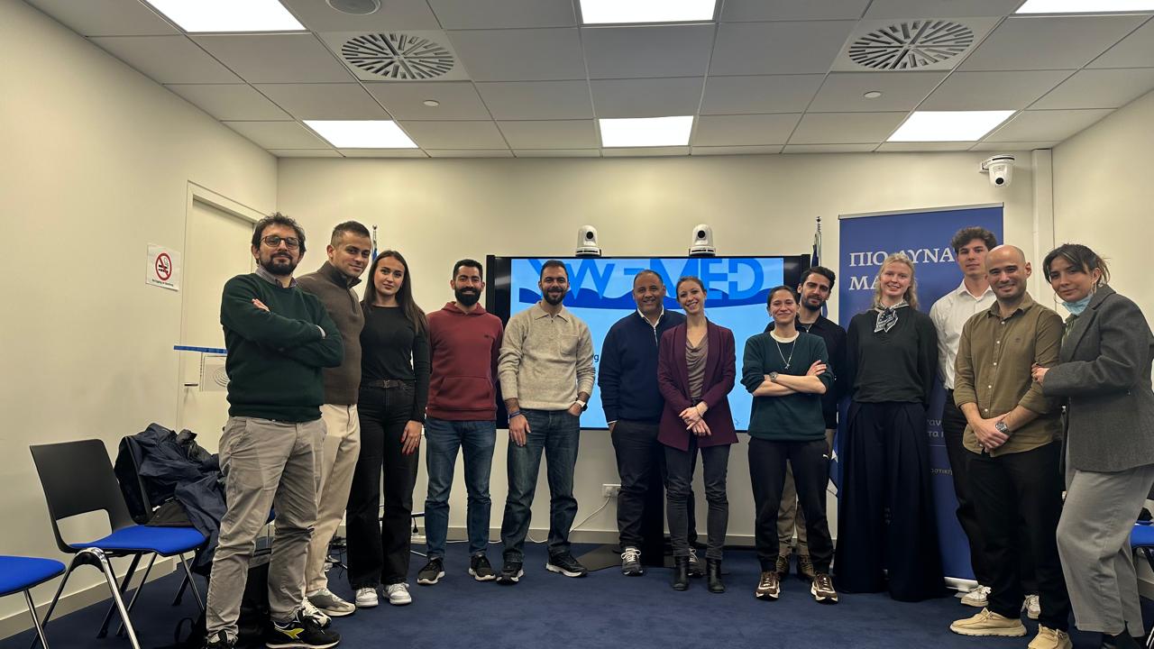 YW-MED Closing Meeting participants in Athens